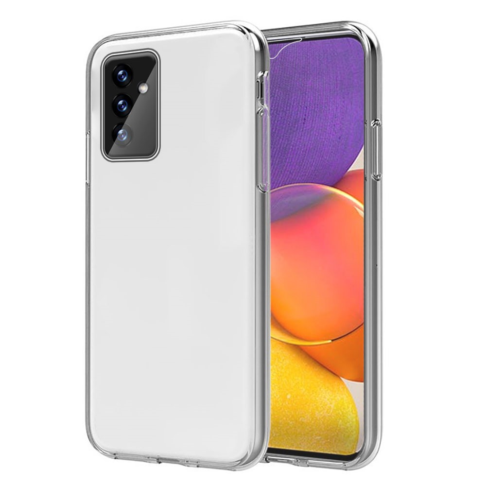 Full Coverage Transparent Phone Cover TPU+PET+Acrylic Hybrid Case for Samsung Galaxy A82 5G-2