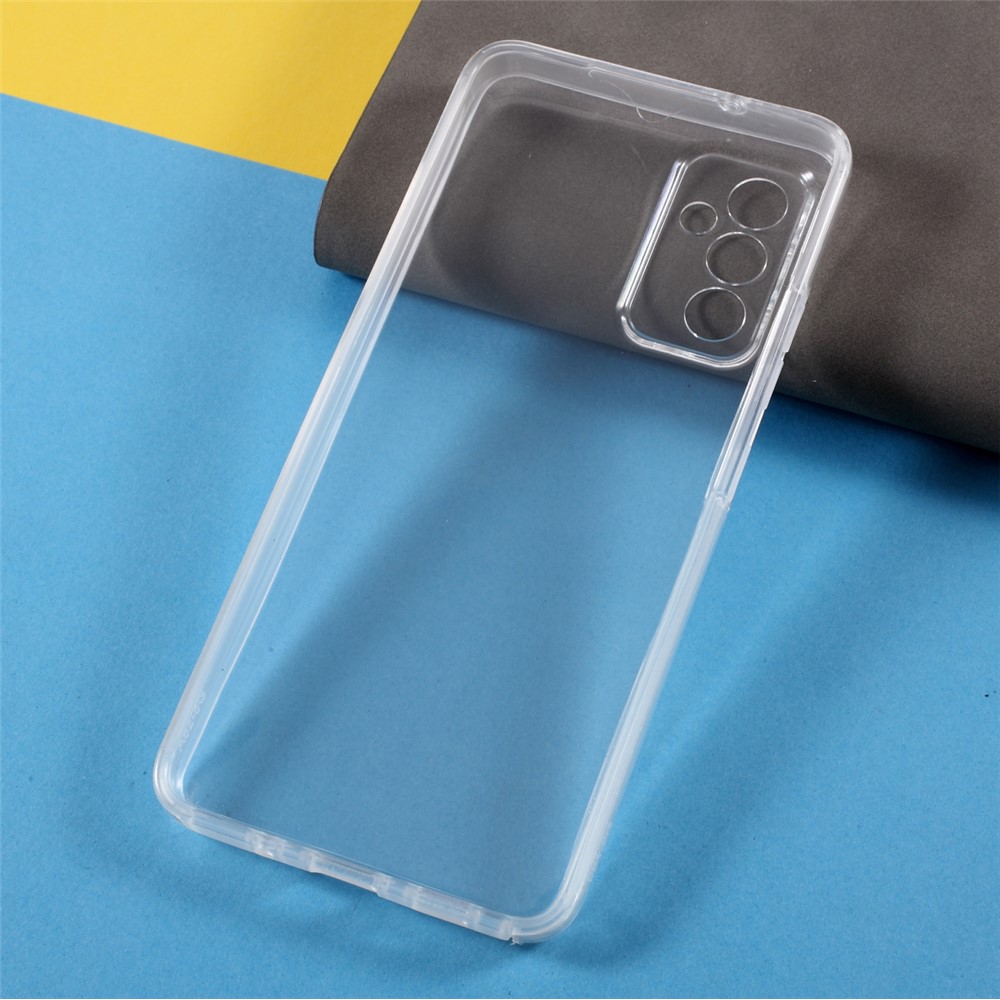 Full Coverage Transparent Phone Cover TPU+PET+Acrylic Hybrid Case for Samsung Galaxy A82 5G-4