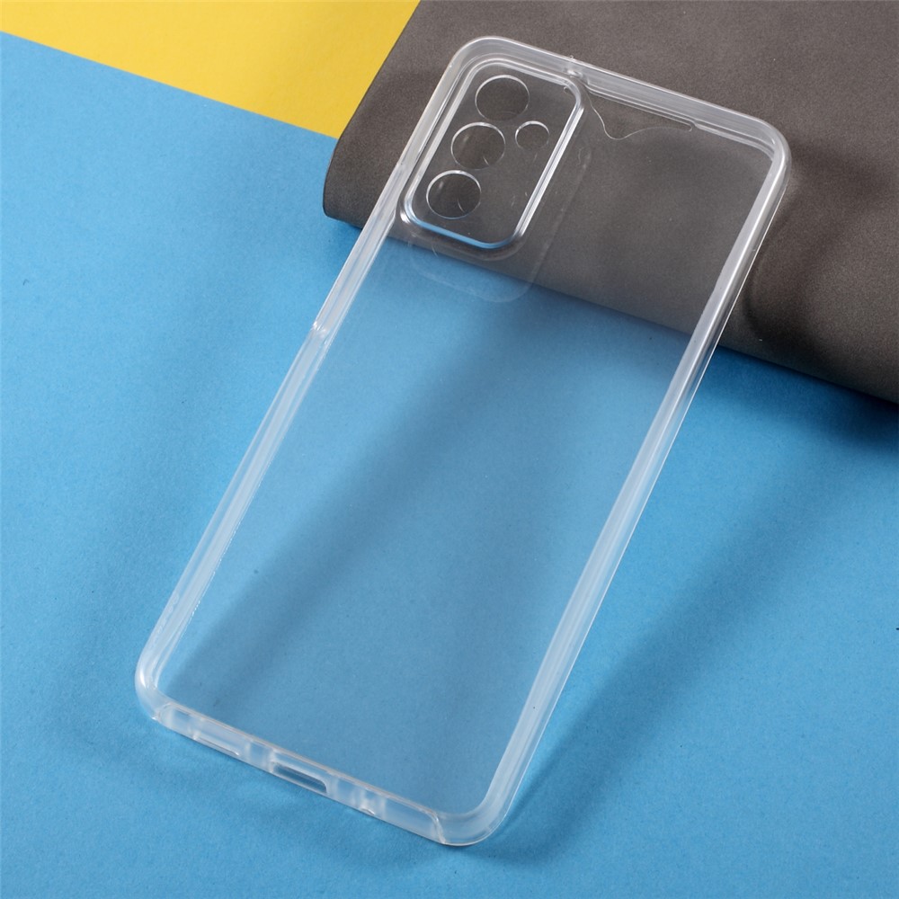 Full Coverage Transparent Phone Cover TPU+PET+Acrylic Hybrid Case for Samsung Galaxy A82 5G-5