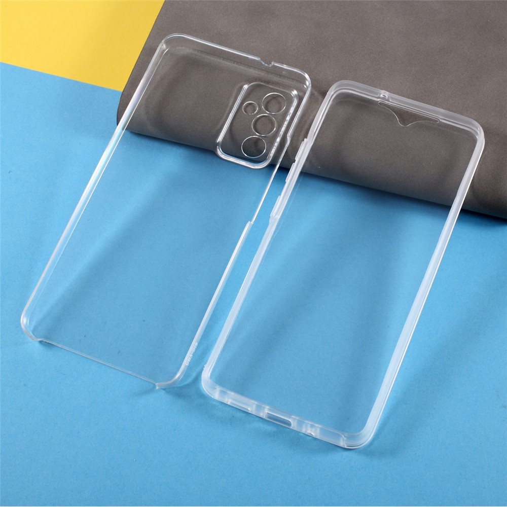 Full Coverage Transparent Phone Cover TPU+PET+Acrylic Hybrid Case for Samsung Galaxy A82 5G-6
