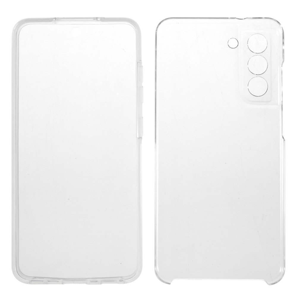 Full Covering Detachable 2-in-1 TPU+PET+Acrylic Hybrid Case Phone Cover Shell for Samsung Galaxy S21 FE-2