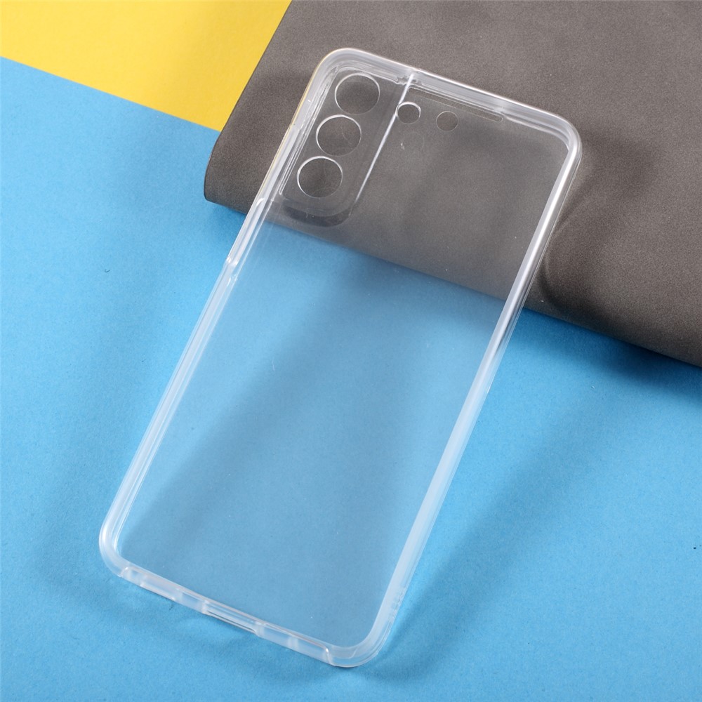 Full Covering Detachable 2-in-1 TPU+PET+Acrylic Hybrid Case Phone Cover Shell for Samsung Galaxy S21 FE-6