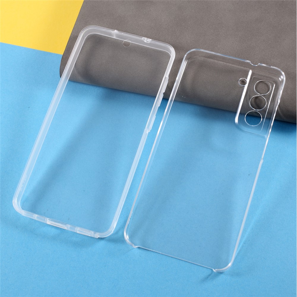 Full Covering Detachable 2-in-1 TPU+PET+Acrylic Hybrid Case Phone Cover Shell for Samsung Galaxy S21 FE-8