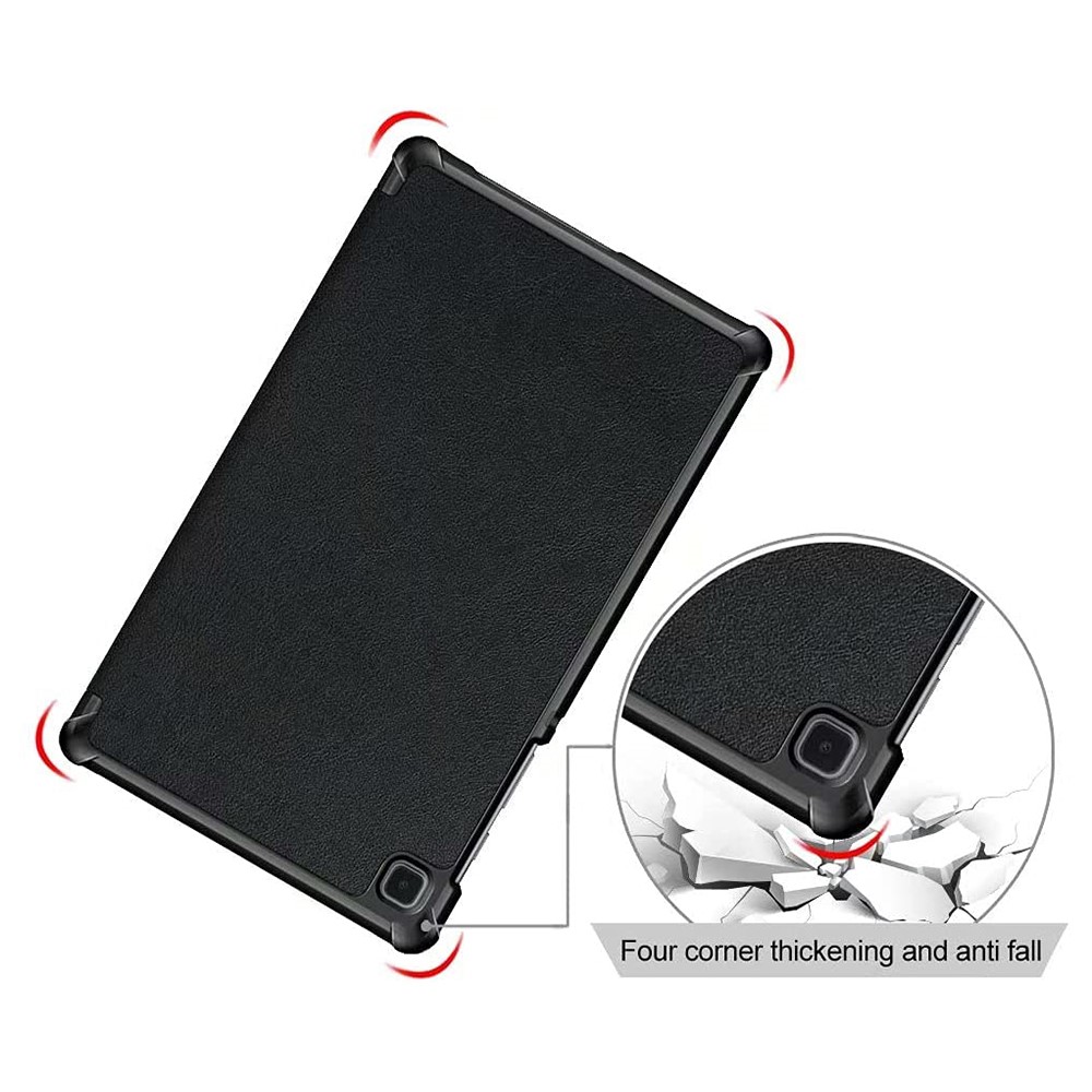 Slim Lightweight Tri-fold Folio Stand Cover PU Leather Case with Screen Protector for Samsung Galaxy Tab A7 Lite 8.7-inch-3