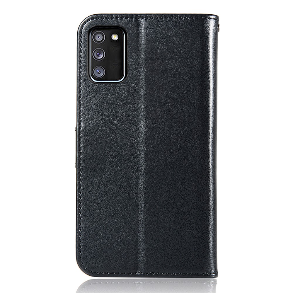 Cute Owl Dream Catcher Imprinting Design Anti-Scratch Shockproof Full Body Protective Case for Samsung Galaxy A03s (EU Version) - Black-6