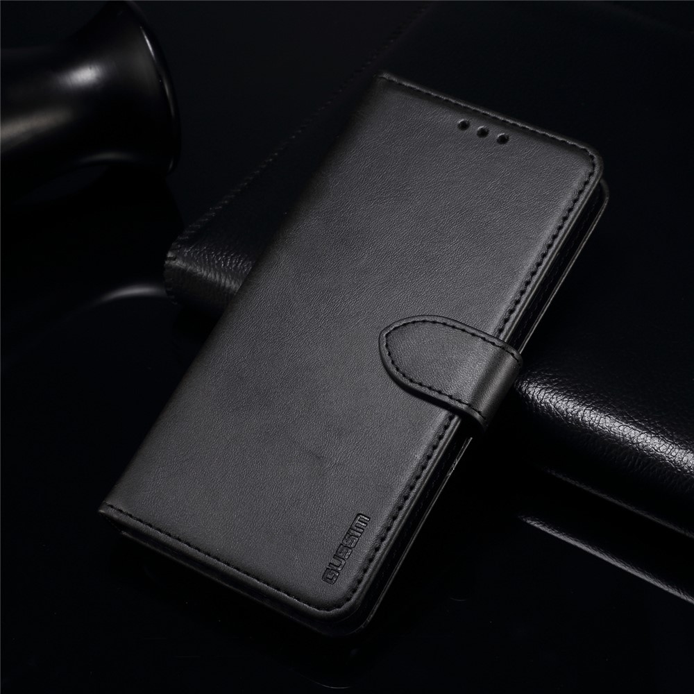 GUSSIM Leather Phone Wallet Stand Case for Samsung Galaxy A52 4G/5G - Black-7