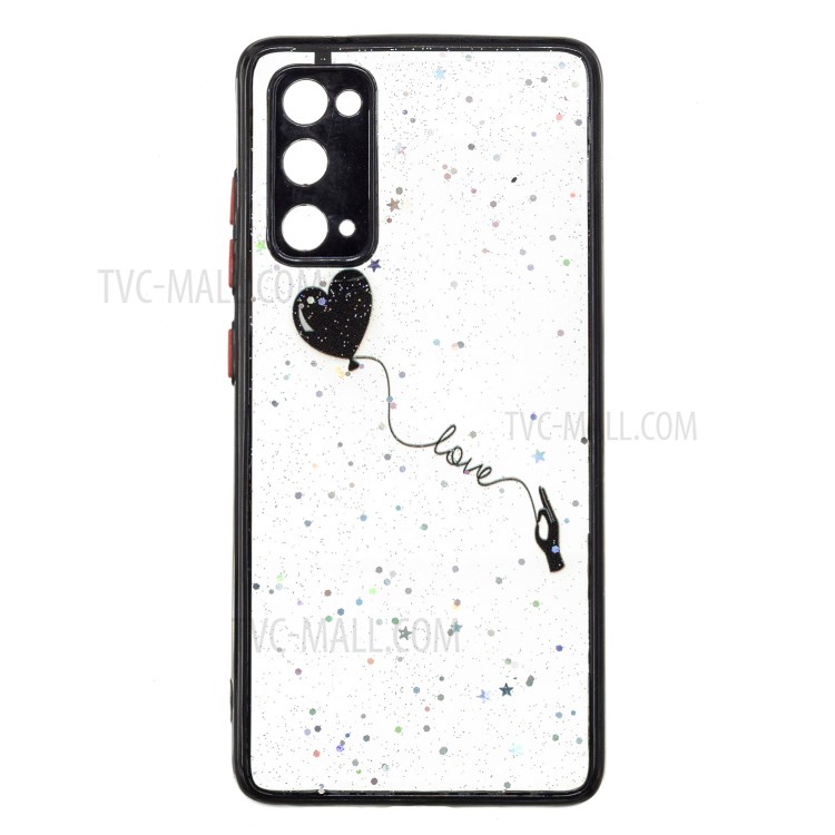 Full Body Protective Hybrid Dual Layer TPU + Acrylic Back Case Cover for Samsung Galaxy S20 Lite / S20 FE 5G / S20 FE / S20 Fan Edition 5G / S20 Fan Edition - Love Heart-1