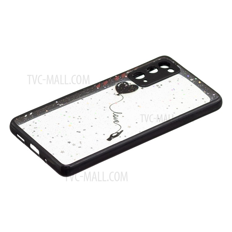 Full Body Protective Hybrid Dual Layer TPU + Acrylic Back Case Cover for Samsung Galaxy S20 Lite / S20 FE 5G / S20 FE / S20 Fan Edition 5G / S20 Fan Edition - Love Heart-2