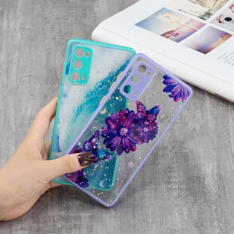 Full Body Protective Hybrid Dual Layer TPU + Acrylic Back Case Cover for Samsung Galaxy S20 Lite / S20 FE 5G / S20 FE / S20 Fan Edition 5G / S20 Fan Edition - Love Heart-4