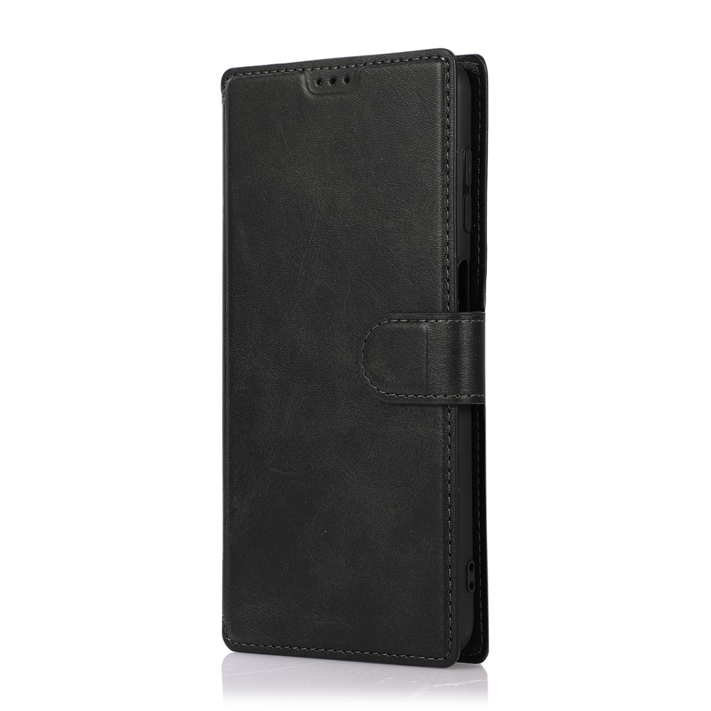 PU Leather Stand Wallet Cover Phone Case for Samsung Galaxy A32 5G - Black-5