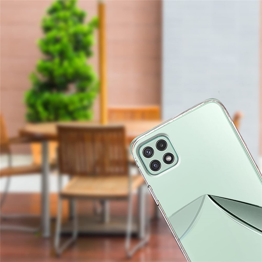 Anti-fingerprint Scratch-Resistant TPU Phone Case Protective Cover for Samsung Galaxy A22 5G (EU Version)-6
