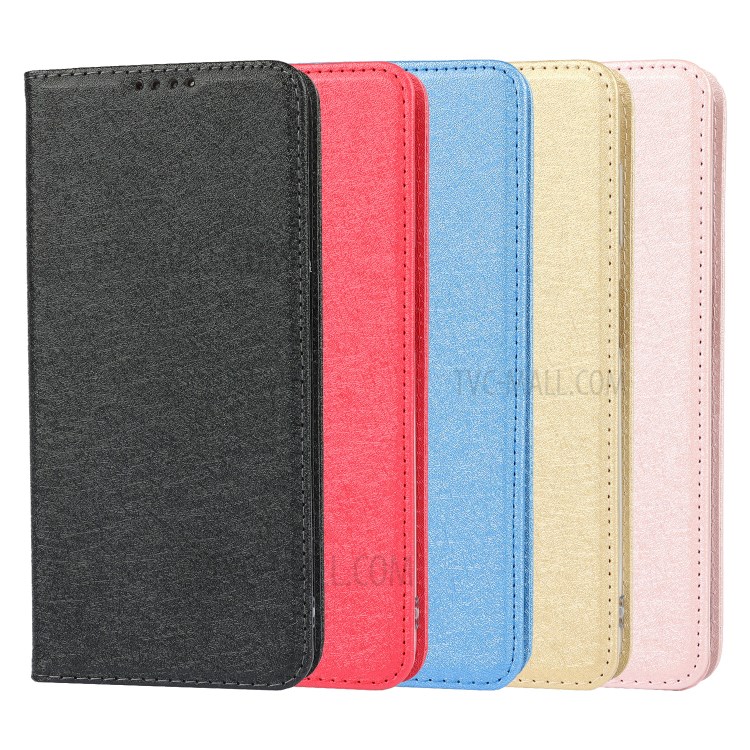 Full Protection Silk Texture Leather Wallet Case for Samsung Galaxy A32 5G - Black-9