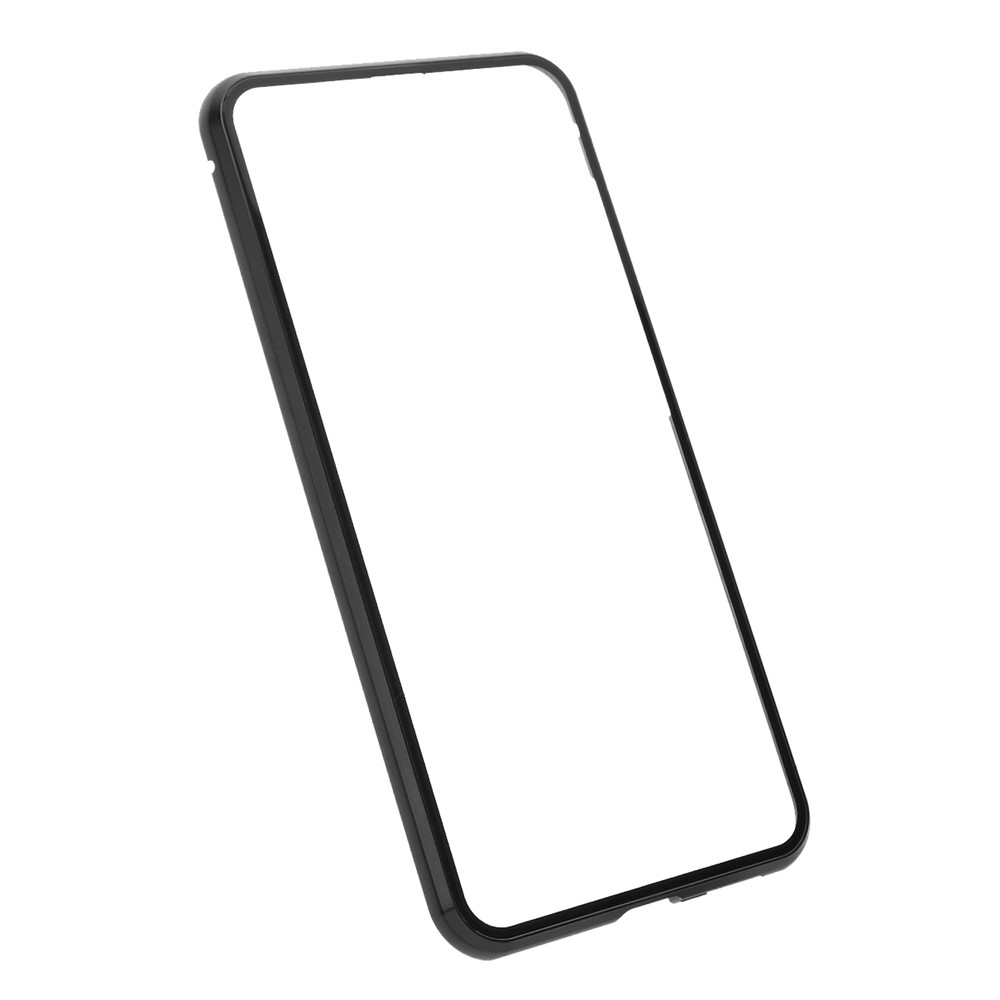 Double-sided Tempered Glass + Lock Installation 2-in-1 Metal Magnetic Frame Case for Samsung Galaxy S21 FE - Black-10