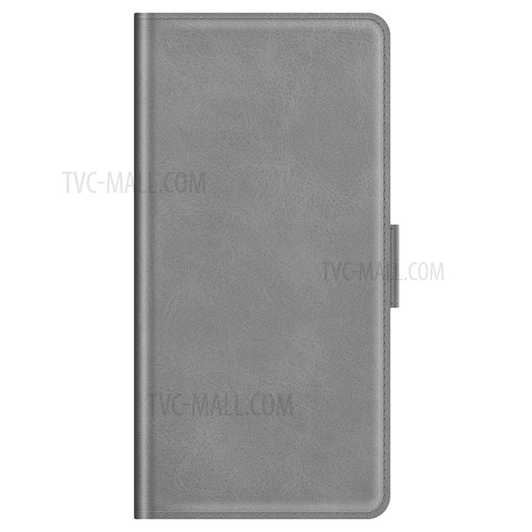 PU Leather Phone Wallet Stand Case Shell with Dual Magnetic Clasp Closure for Samsung Galaxy S20 FE/S20 Fan Edition/S20 FE 5G/S20 Fan Edition 5G - Grey-5