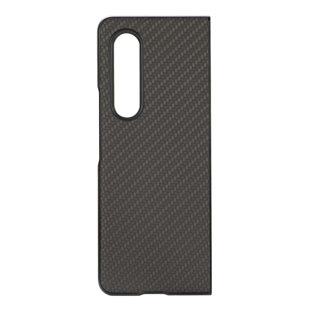 Carbon Fiber Texture Leather Phone Case Back Cover for Samsung Galaxy Z Fold3 5G - Black-2