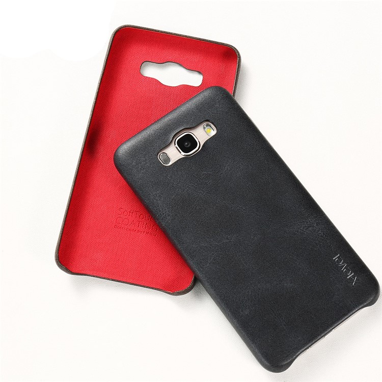 

X-LEVEL Vintage Series Leather Coated Hard Case for Samsung Galaxy J5 (2016) - Black, Galaxy J5 (2016)