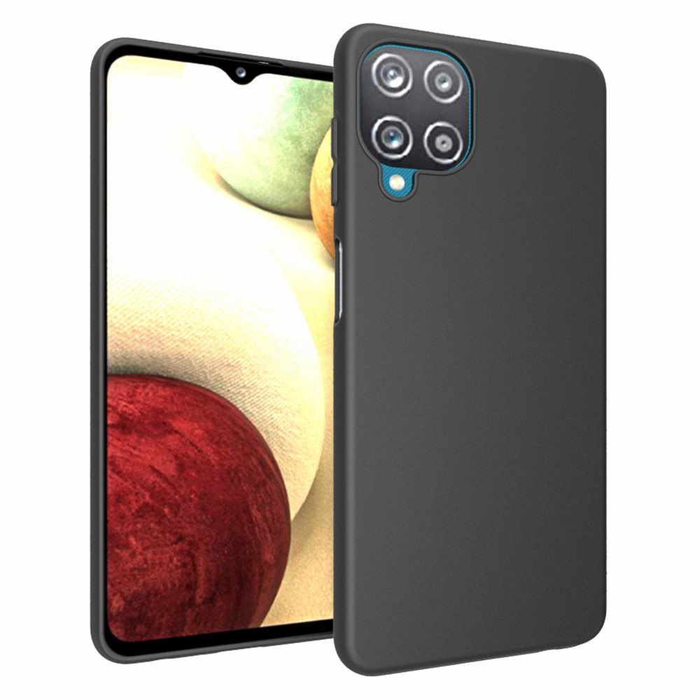 10Pcs/Pack Matte Finish Black TPU Soft Phone Back Case Shell for Samsung Galaxy A22 4G (EU Version)-1
