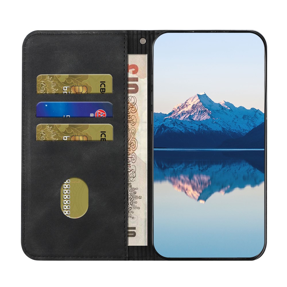 Business Style Skin-touch Feel Phone Case with Stand for Samsung Galaxy S21 Ultra 5G - Black-2