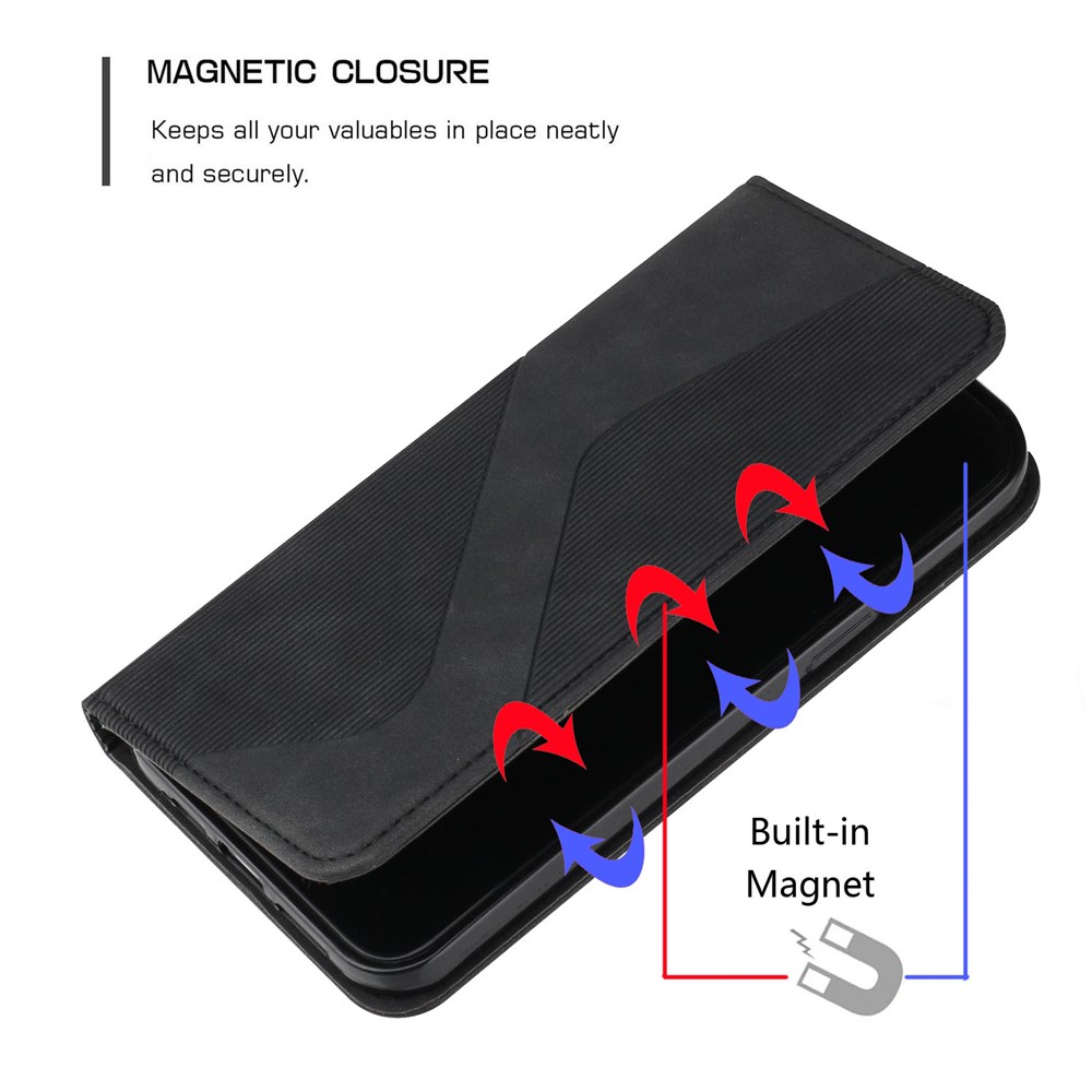 Business Style Skin-touch Feel Phone Case with Stand for Samsung Galaxy S21 Ultra 5G - Black-3