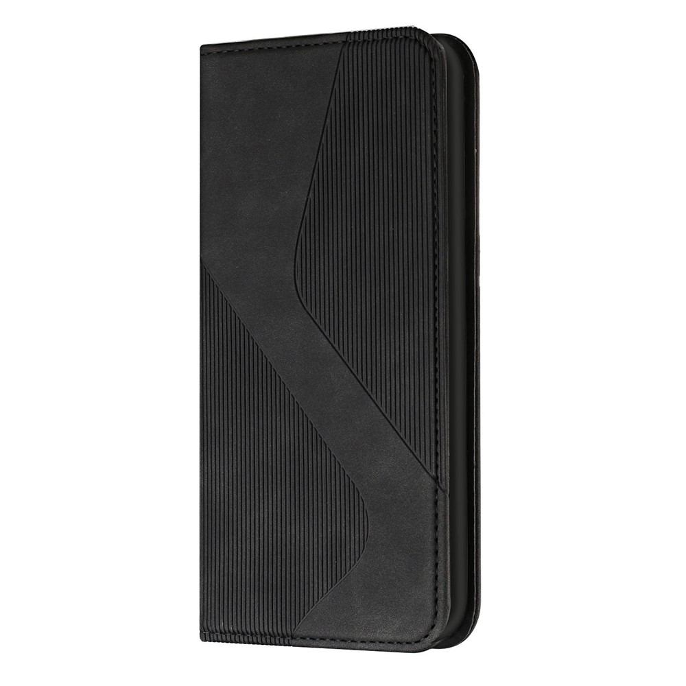 Business Style Skin-touch Feel Phone Case with Stand for Samsung Galaxy S21 Ultra 5G - Black-9