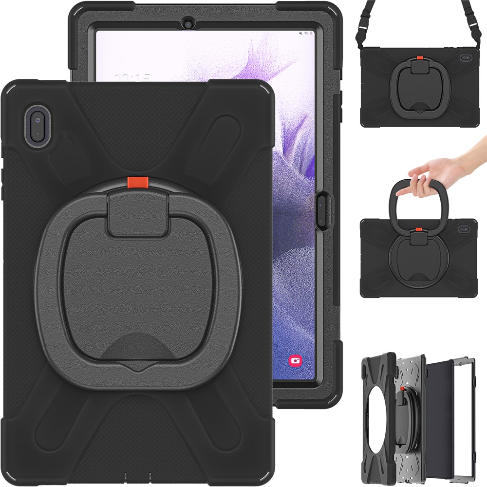 Wholesale Portable Hybrid Tablet Cover 360° Swivel Kickstand Case with