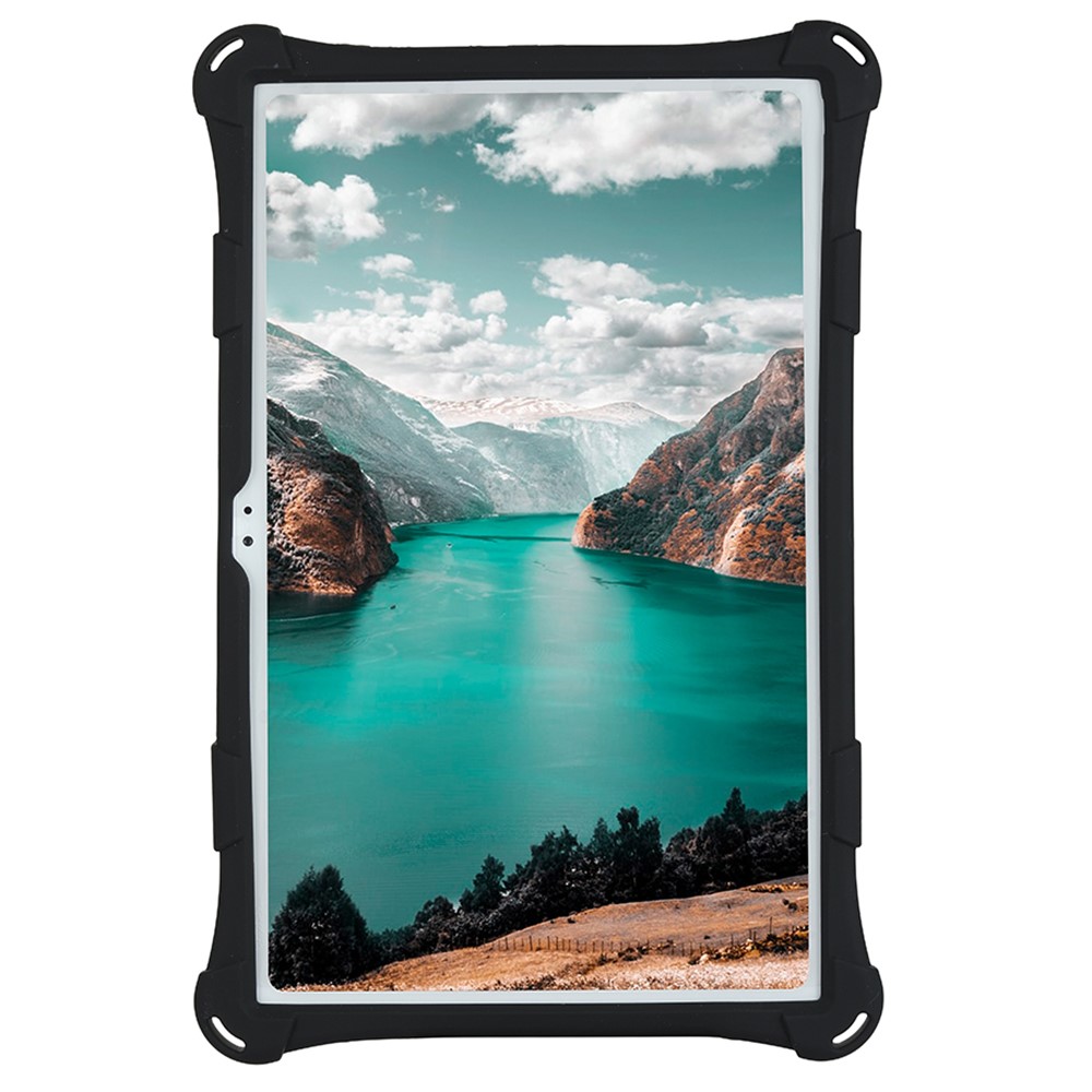WellProtected PC + Silicone Hybrid Tablet Cover Kickstand Case with