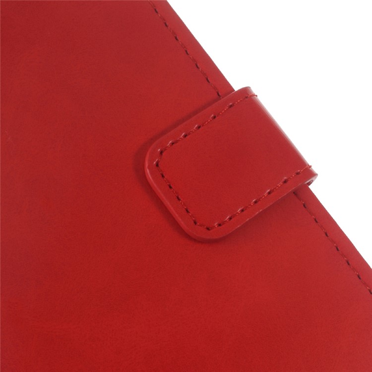 MERCURY GOOSPERY Blue Moon Wallet Leather Cover for Samsung Galaxy J3 (2016) / J3 - Red-7