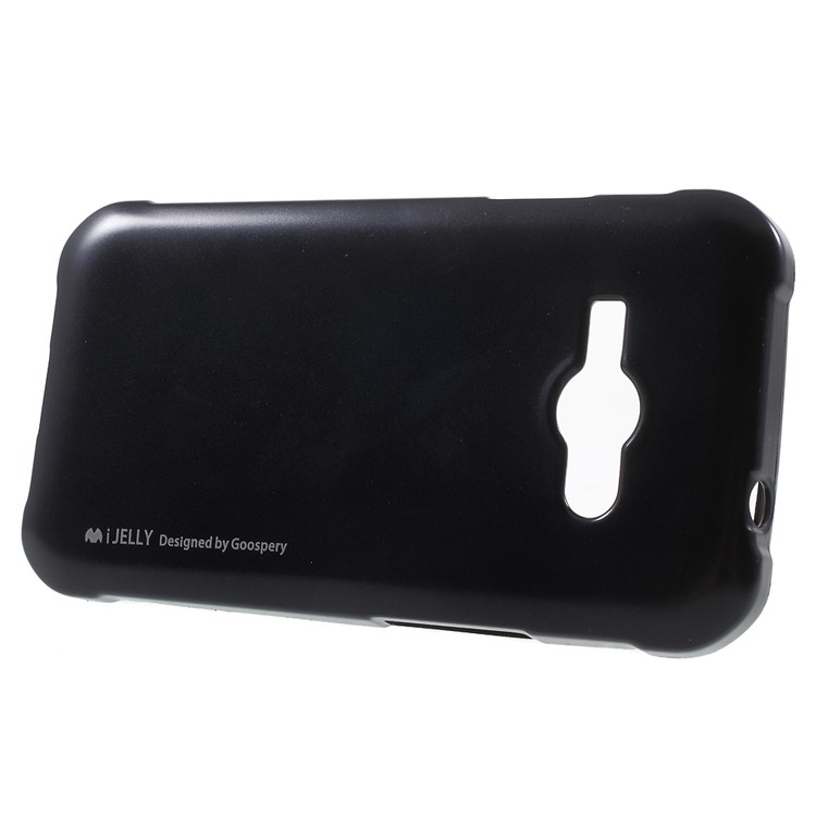 MERCURY GOOSPERY i JELLY TPU Case for Samsung Galaxy J1 Ace SM-J110 - Black-2