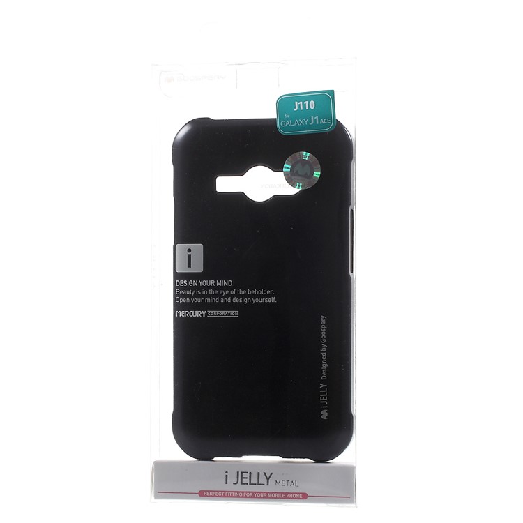 MERCURY GOOSPERY i JELLY TPU Case for Samsung Galaxy J1 Ace SM-J110 - Black-6