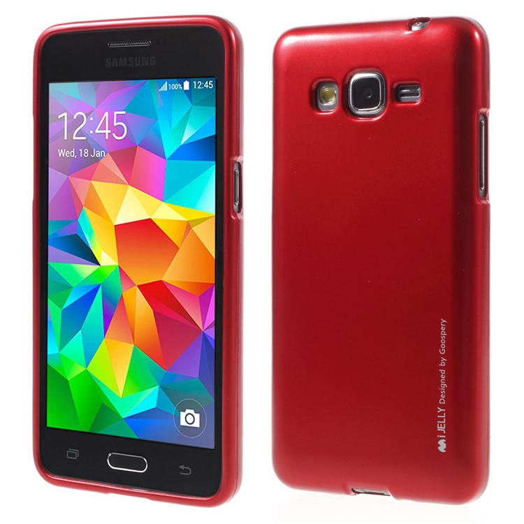 

MERCURY GOOSPERY i JELLY TPU Cover Case for Samsung Galaxy Grand Prime SM-G530 - Red