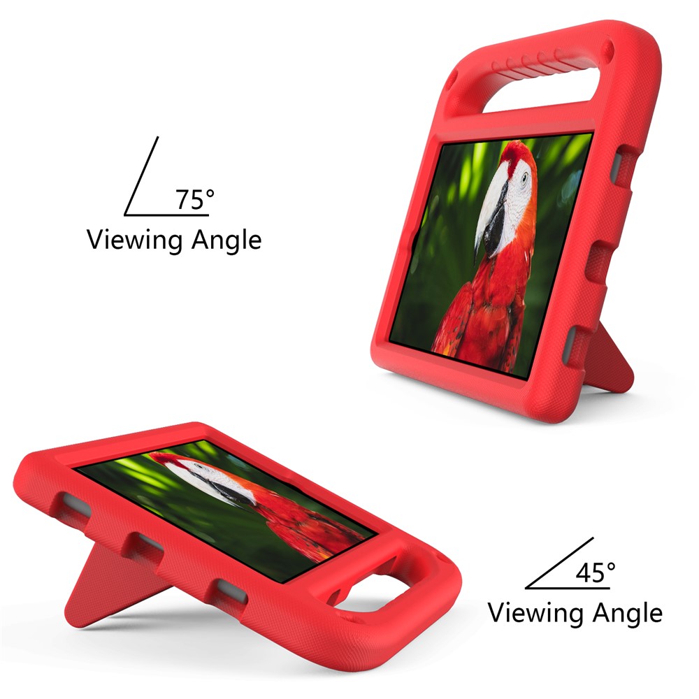 Portable Handle Design Shockproof EVA Tablet Case Cover with Kickstand Design for Samsung Galaxy Tab A 8.4 (2020) SM-T307U - Red-4