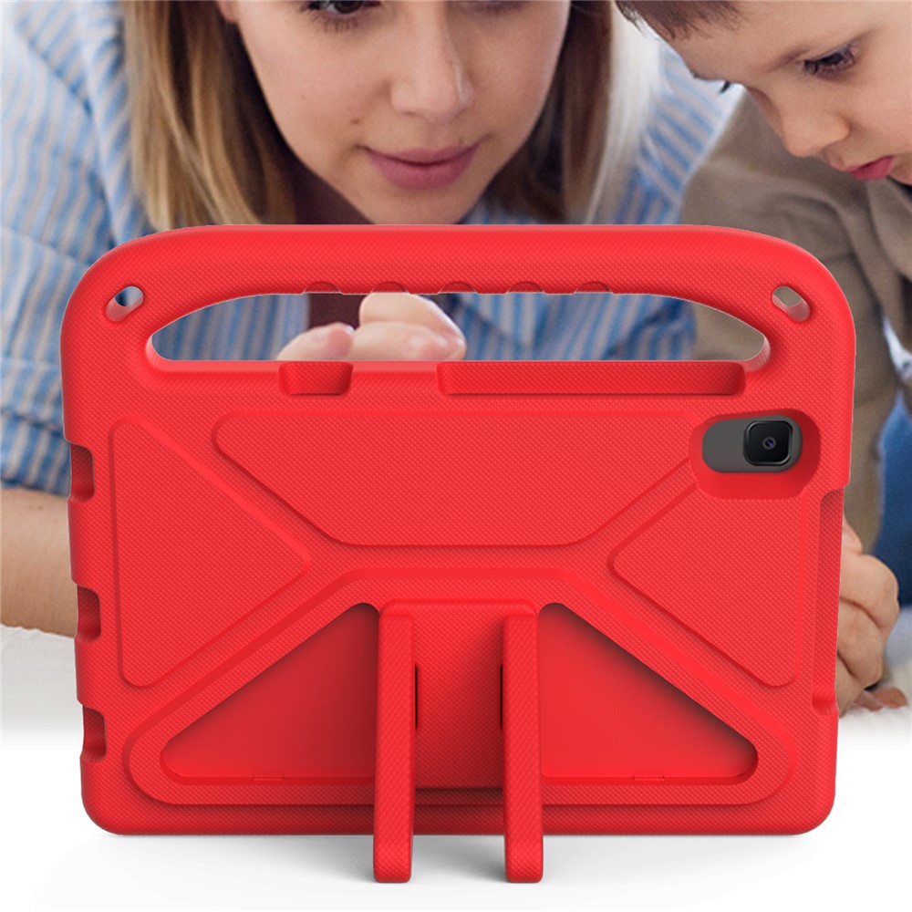 Portable Handle Design Shockproof EVA Tablet Case Cover with Kickstand Design for Samsung Galaxy Tab A 8.4 (2020) SM-T307U - Red-6