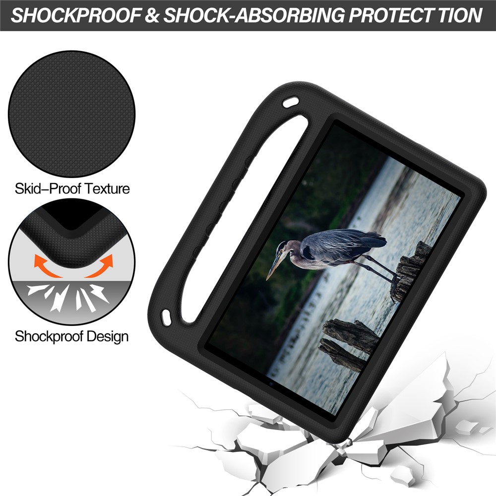 Kickstand Handle Design Drop-proof EVA Tablet Case Cover for Samsung Galaxy Tab A 8.0 Wi-Fi (2019) SM-T290/Tab A 8.0 LTE (2019) SM-T295 - Black-3