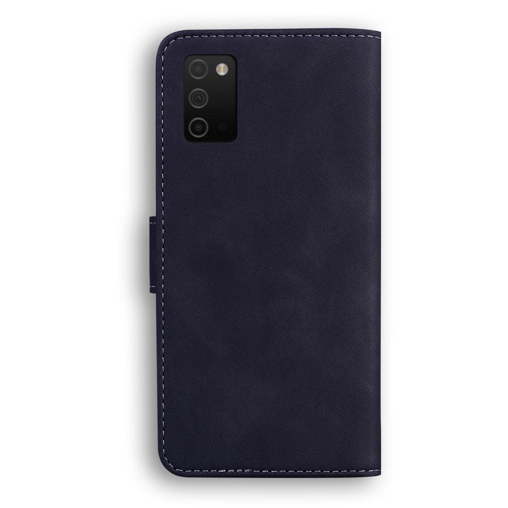 Shockproof Quality Leather Protective Phone Case Shell Stand Wallet Cover for Samsung Galaxy A03s (164.2 x 75.9 x 9.1mm) - Black-3