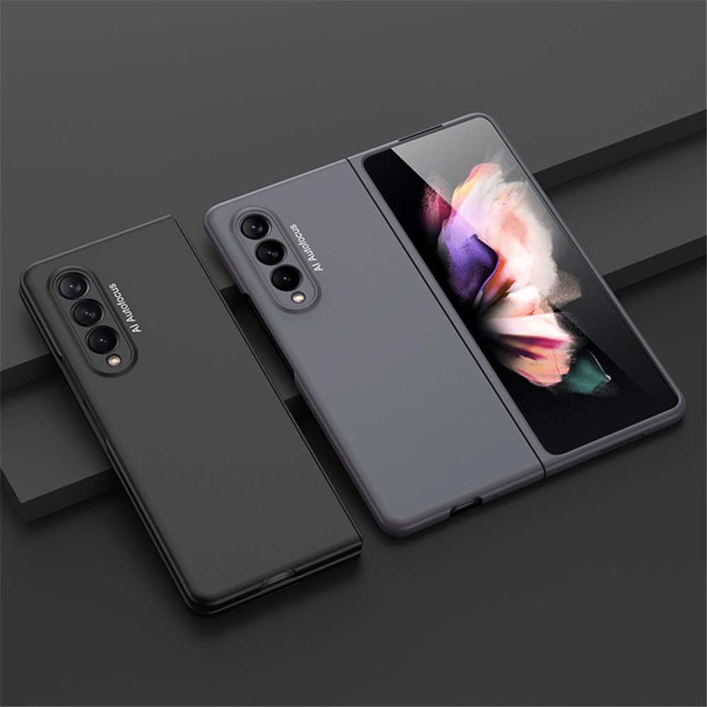 GKK Stylish Ultra Slim Full Protection Precise Cutout Hard PC Protective Phone Cover for Samsung Galaxy Z Fold3 5G - Black-7