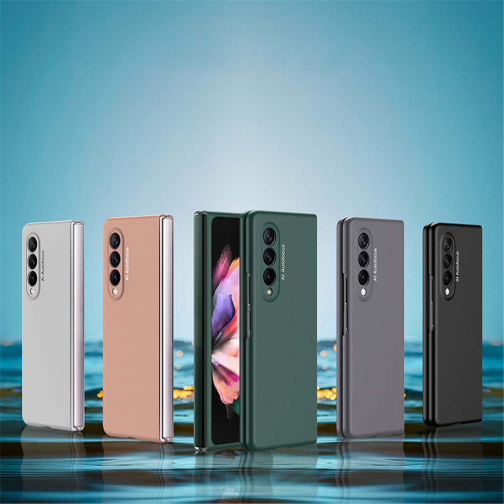 GKK Стильная Ultra Slim Full Protection Точная Вырез Жесткая пк Защитная Телефонная Крышка Для Samsung Galaxy Z Fold3 5G - Черный