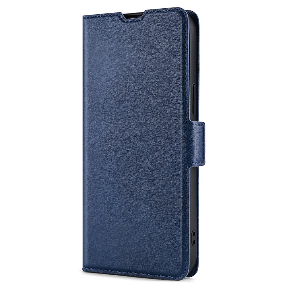 Flip Cover Stand Leather Shell with Card Slot Side Magnetic Closure Ultra-thin Cellphone Protector Case for Samsung Galaxy A13 5G - Blue-2
