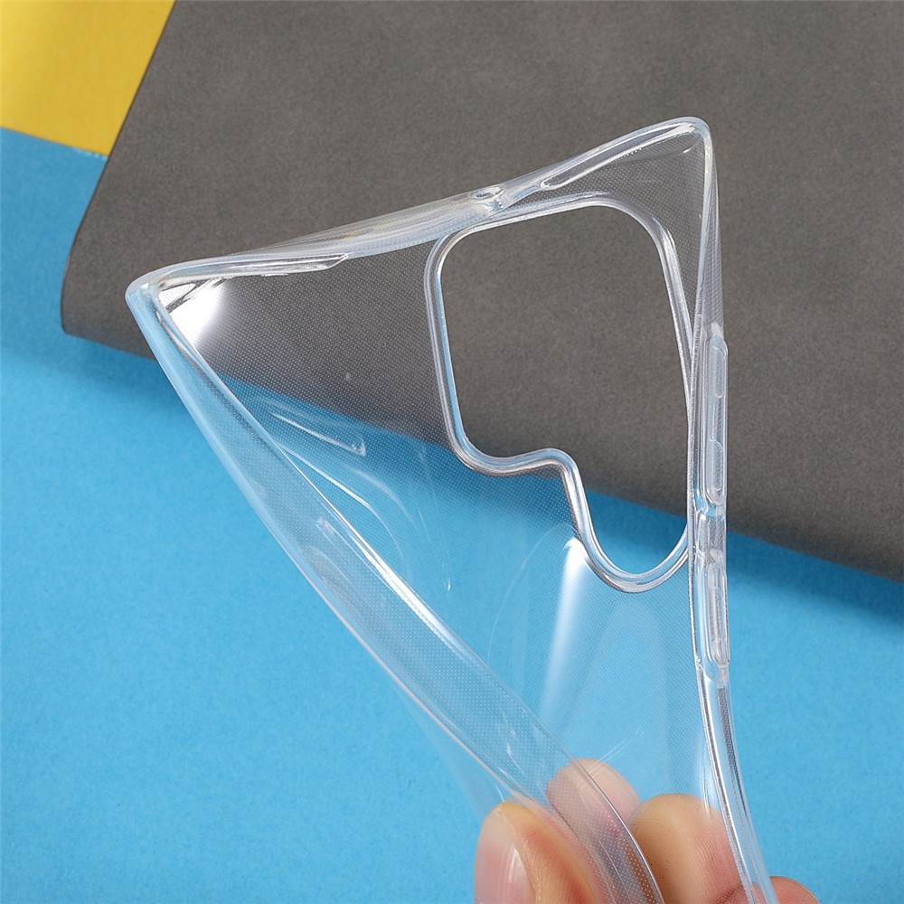TPU Phone Cover Soft Clear Case for Samsung Galaxy S22 Ultra-7