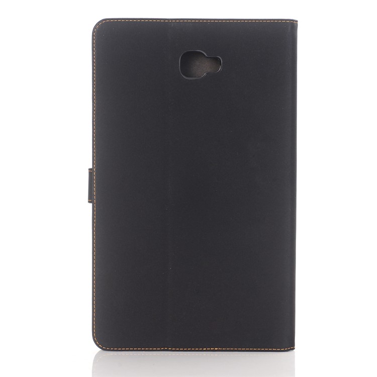Para Samsung Galaxy Tab A 10.1(2016) T580 T585 estuche de piel de cuero - Negro-2