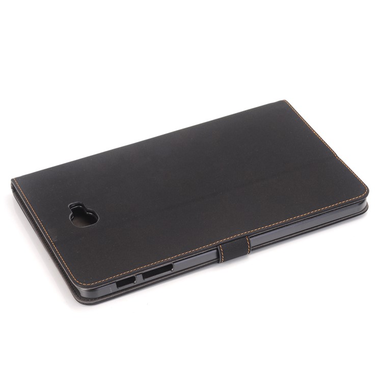 Para Samsung Galaxy Tab A 10.1(2016) T580 T585 estuche de piel de cuero - Negro-3
