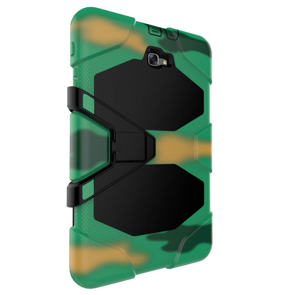 Military Duty Silicone PC Hybrid Cover for Samsung Galaxy Tab A 10.1 (2016) T580 T585 - Camouflage-11