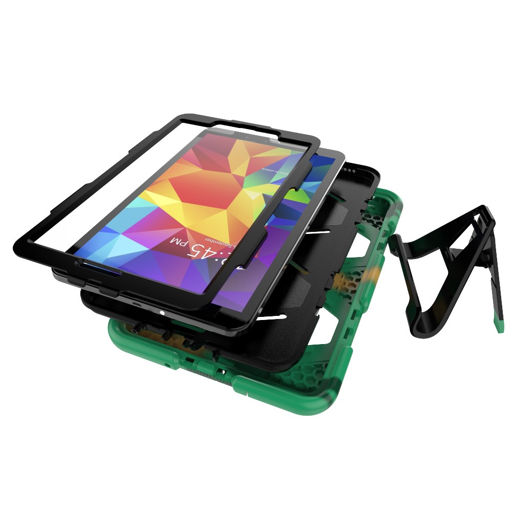Military Duty Silicone PC Hybrid Cover for Samsung Galaxy Tab A 10.1 (2016) T580 T585 - Camouflage-13