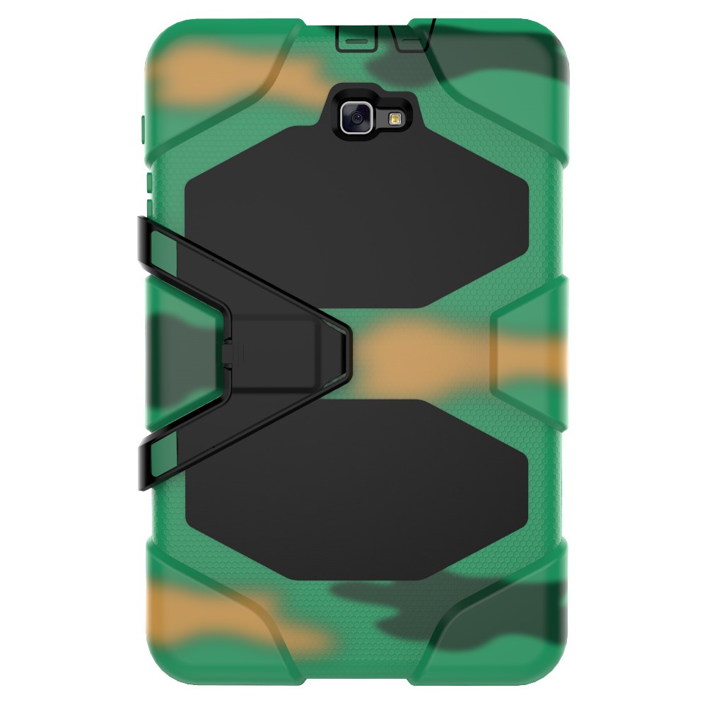Military Duty Silicone PC Hybrid Cover for Samsung Galaxy Tab A 10.1 (2016) T580 T585 - Camouflage-14