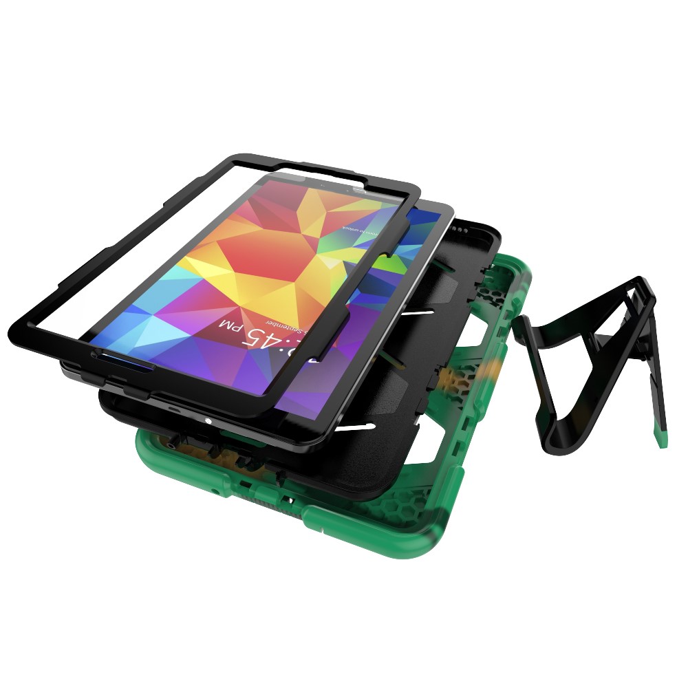Military Duty Silicone PC Hybrid Cover for Samsung Galaxy Tab A 10.1 (2016) T580 T585 - Camouflage-6