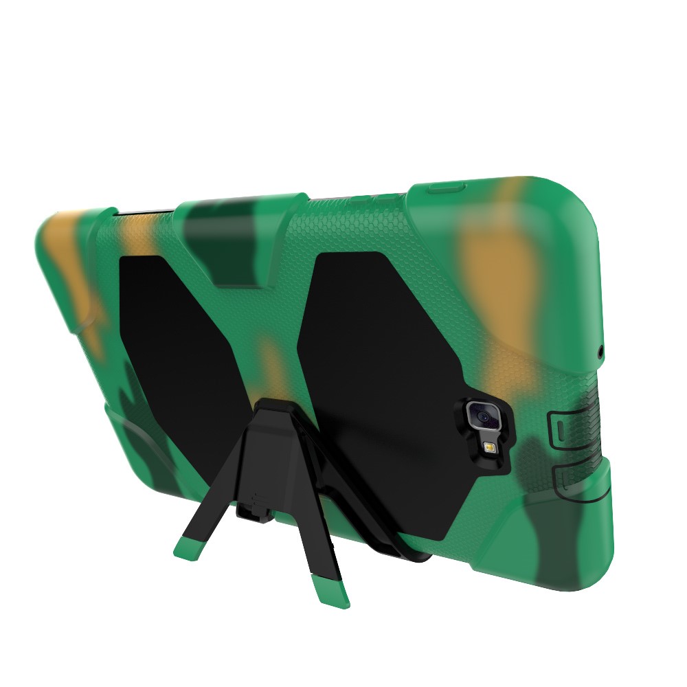 Military Duty Silicone PC Hybrid Cover for Samsung Galaxy Tab A 10.1 (2016) T580 T585 - Camouflage-8