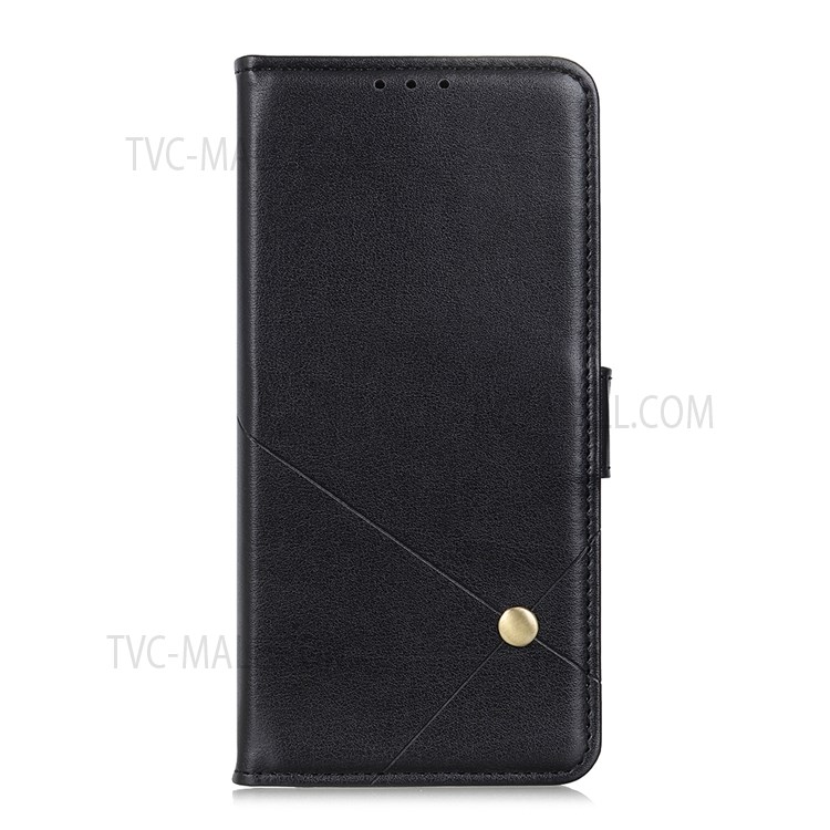 Stand Wallet Design Folio Flip PU Leather Anti-Scratch Phone Protective Shell Case for Samsung Galaxy S22 - Black-2