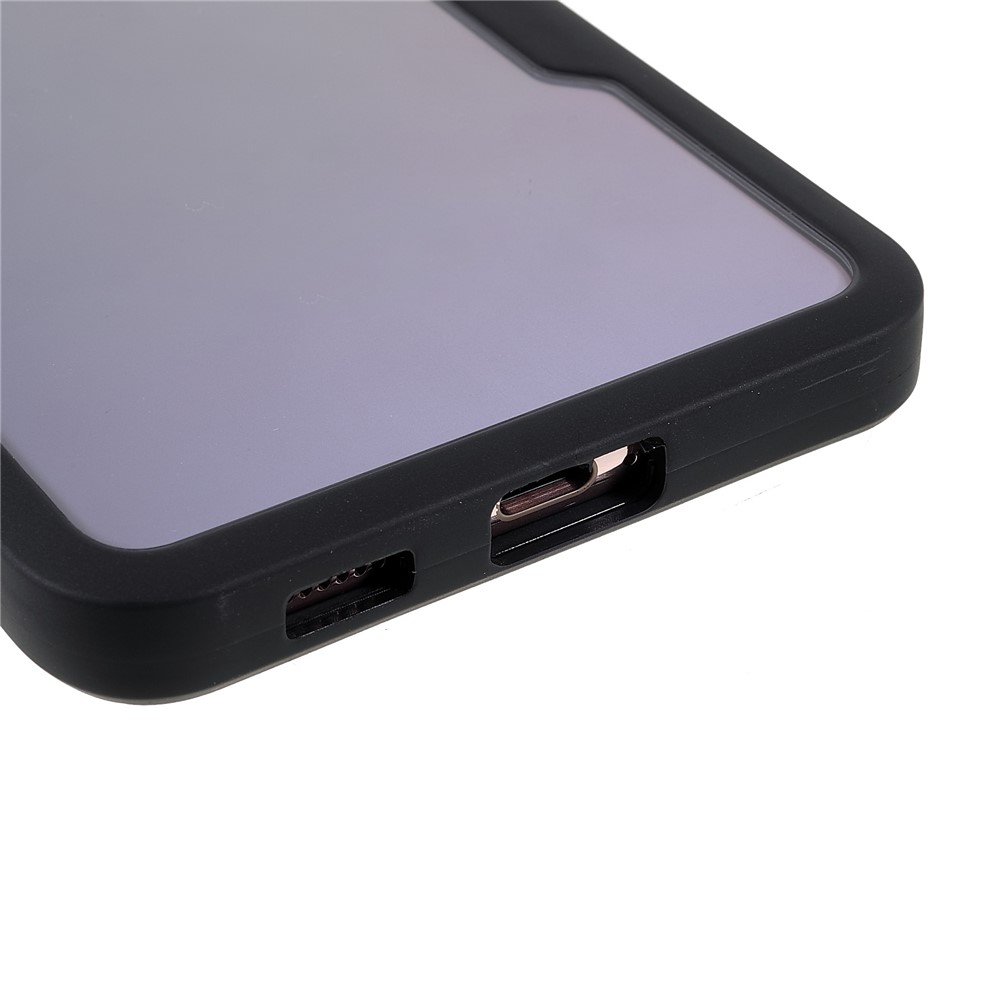 Fully-Wrapped Acrylic + TPU Detachable 2-in-1 Hybrid Phone Protective Case with PET Screen Protector for Samsung Galaxy S21+ 5G/S30+ 5G - Black-5