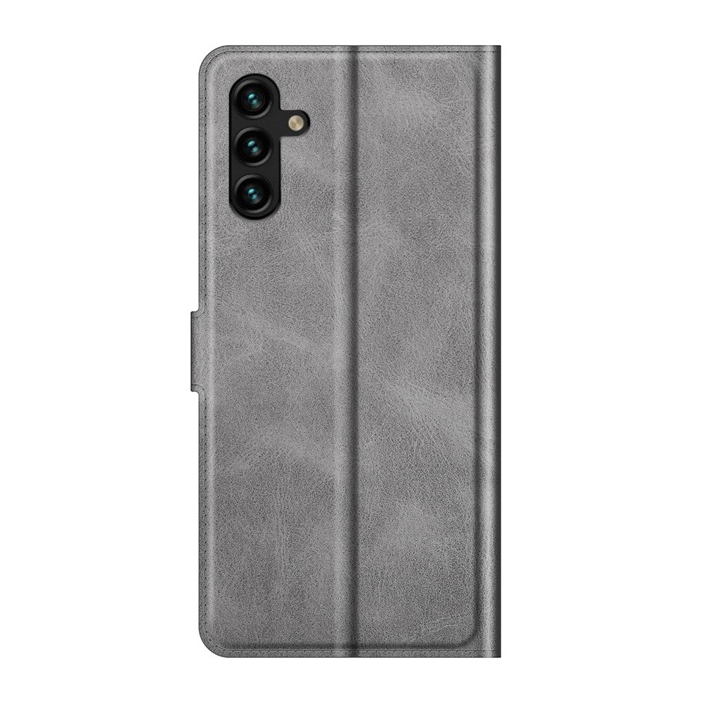 Shockproof Protective PU Leather TPU Wallet Stand Phone Flip Cover Case for Samsung Galaxy A13 5G - Grey-3