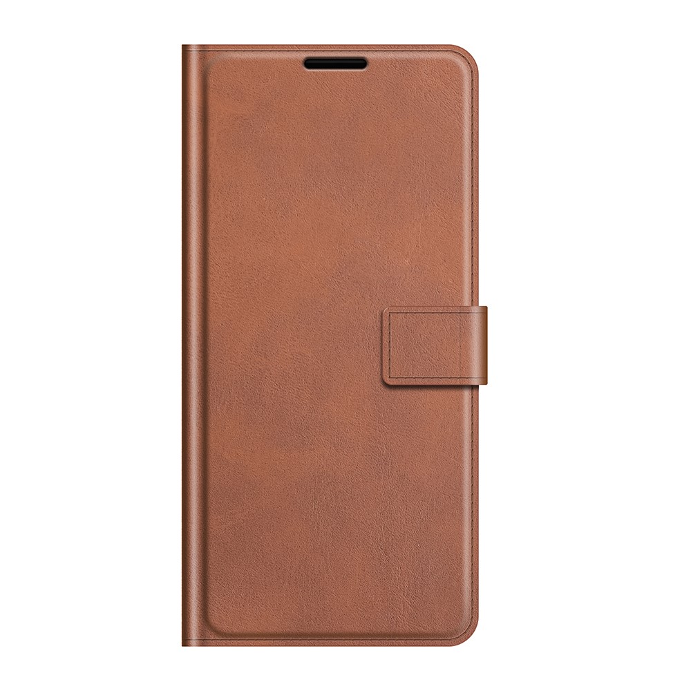 Shockproof Protective PU Leather TPU Wallet Stand Phone Flip Cover Case for Samsung Galaxy A13 5G - Light Brown-2