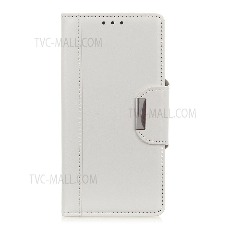 PU Leather Flip Cover Mobile Phone Guard Case with Wallet Stand for Samsung Galaxy A13 5G - White-2